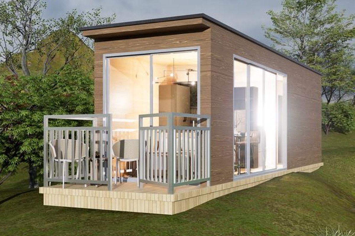 Tiny Villen – Model 10 · Fertighaus Verbundbauweise II · 18 m² · Mini-Villa